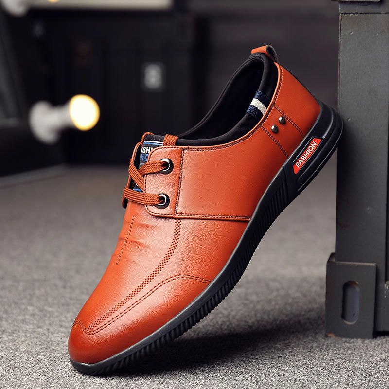 Zapatos Informales De Negocios De Microfibra Para Hombre Oxford Suaves Diarios