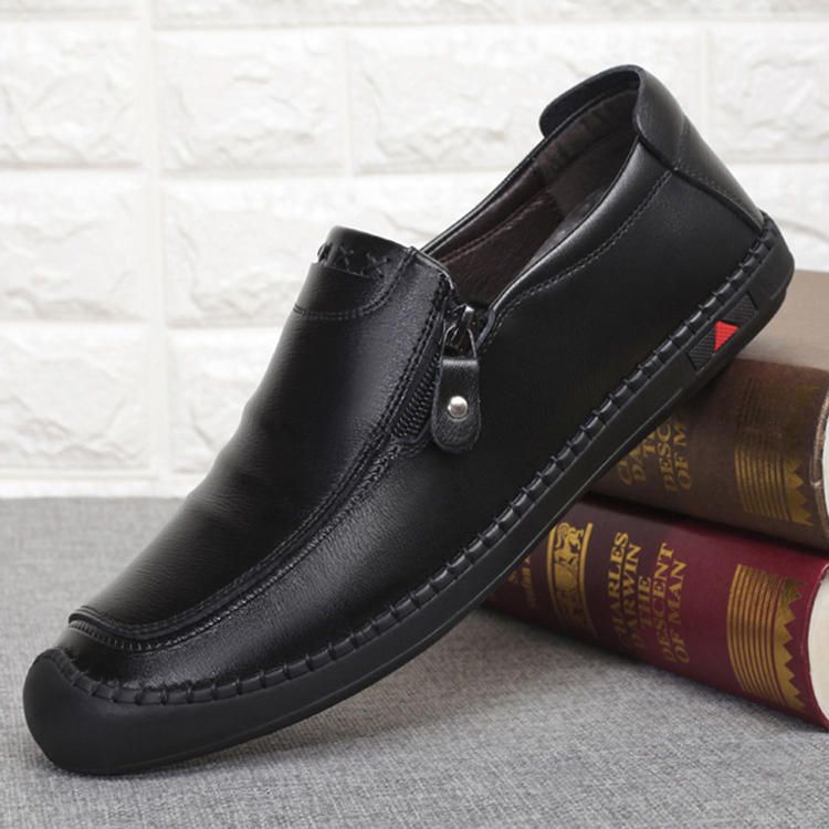 Zapatos Informales De Negocios Para Hombres Cómodos Y Suaves Oxfords De Cuero