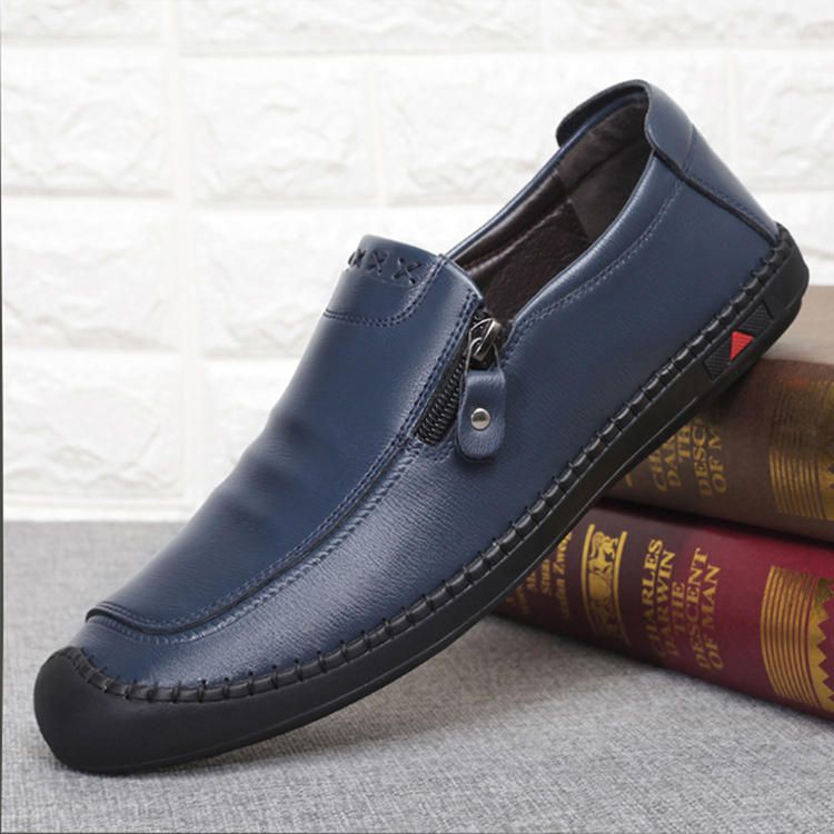 Zapatos Informales De Negocios Para Hombres Cómodos Y Suaves Oxfords De Cuero