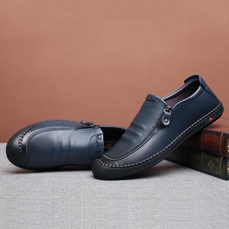 Zapatos Informales De Negocios Para Hombres Cómodos Y Suaves Oxfords De Cuero