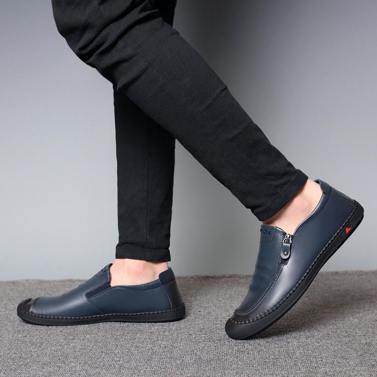 Zapatos Informales De Negocios Para Hombres Cómodos Y Suaves Oxfords De Cuero