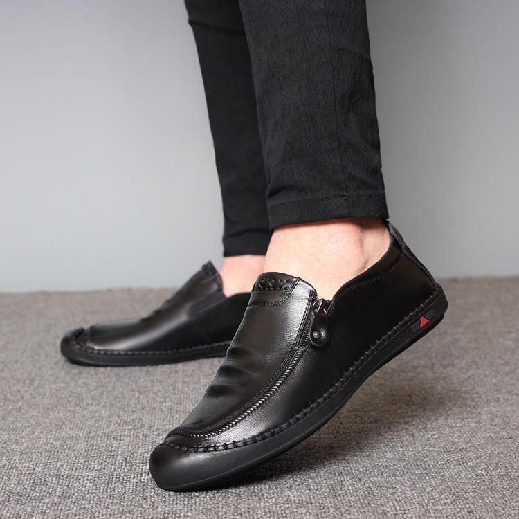 Zapatos Informales De Negocios Para Hombres Cómodos Y Suaves Oxfords De Cuero