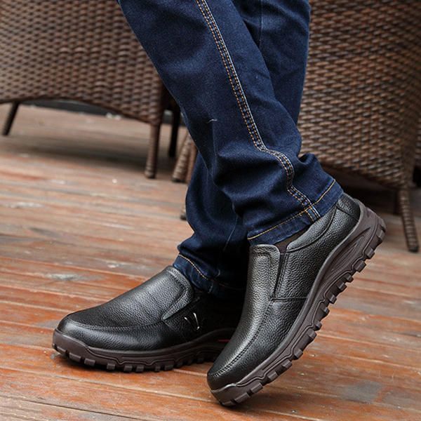 Zapatos De Negocios Oxford De Cuero Cómodos Suaves Informales Para Hombres