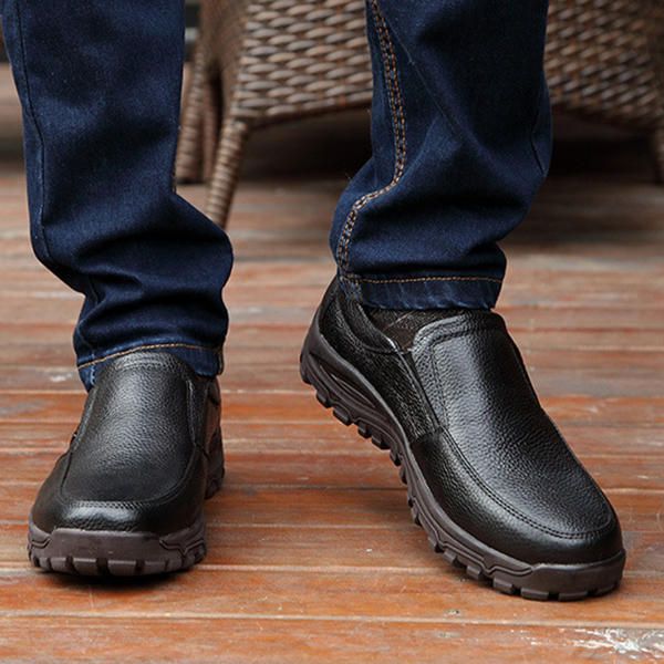 Zapatos De Negocios Oxford De Cuero Cómodos Suaves Informales Para Hombres