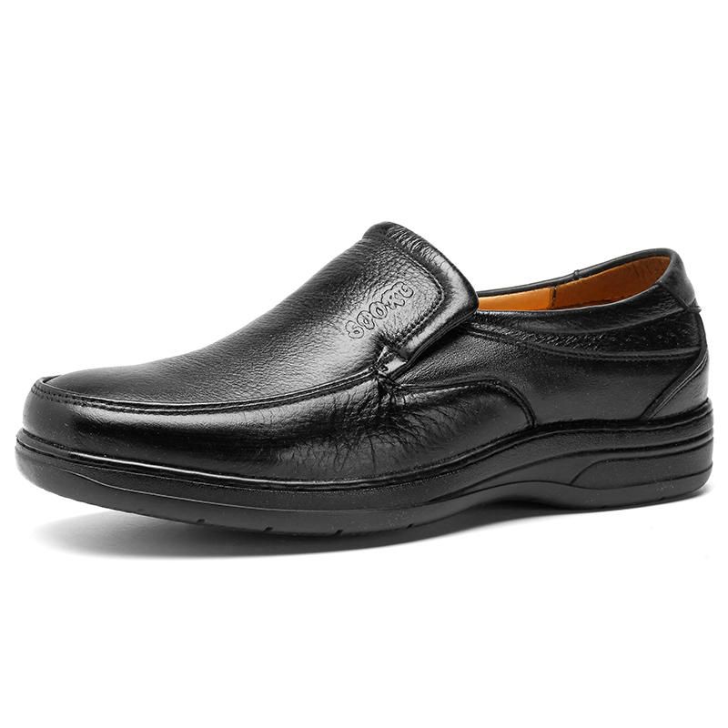 Zapatos Oxford Cómodos De Cuero Genuino Para Hombre