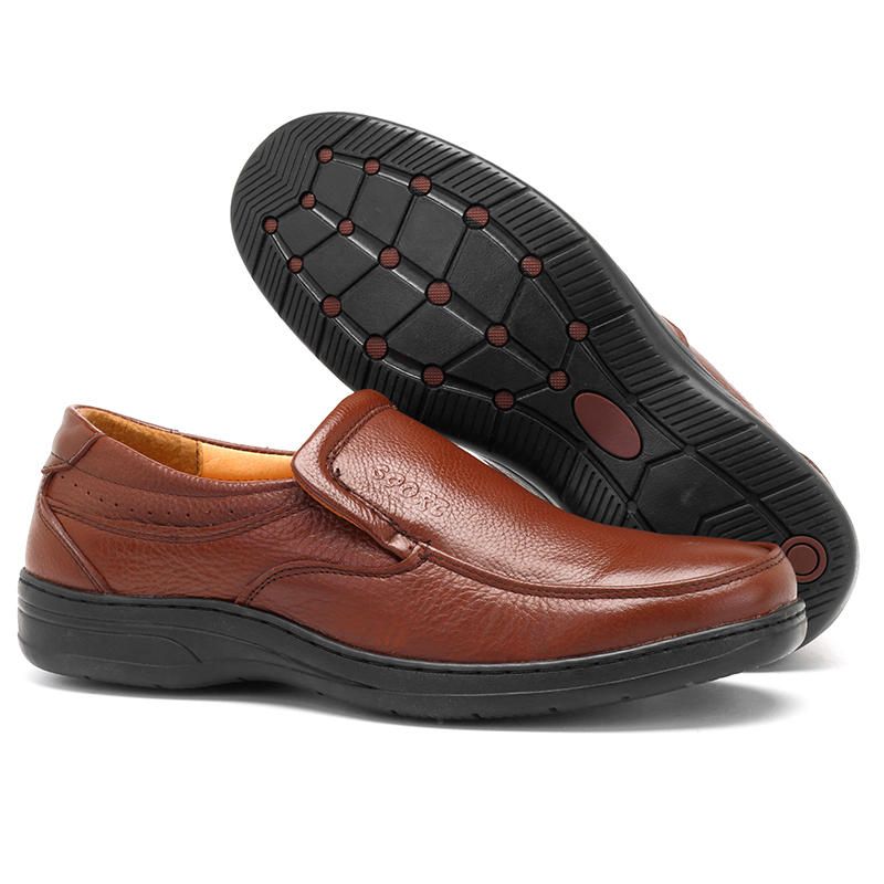 Zapatos Oxford Cómodos De Cuero Genuino Para Hombre