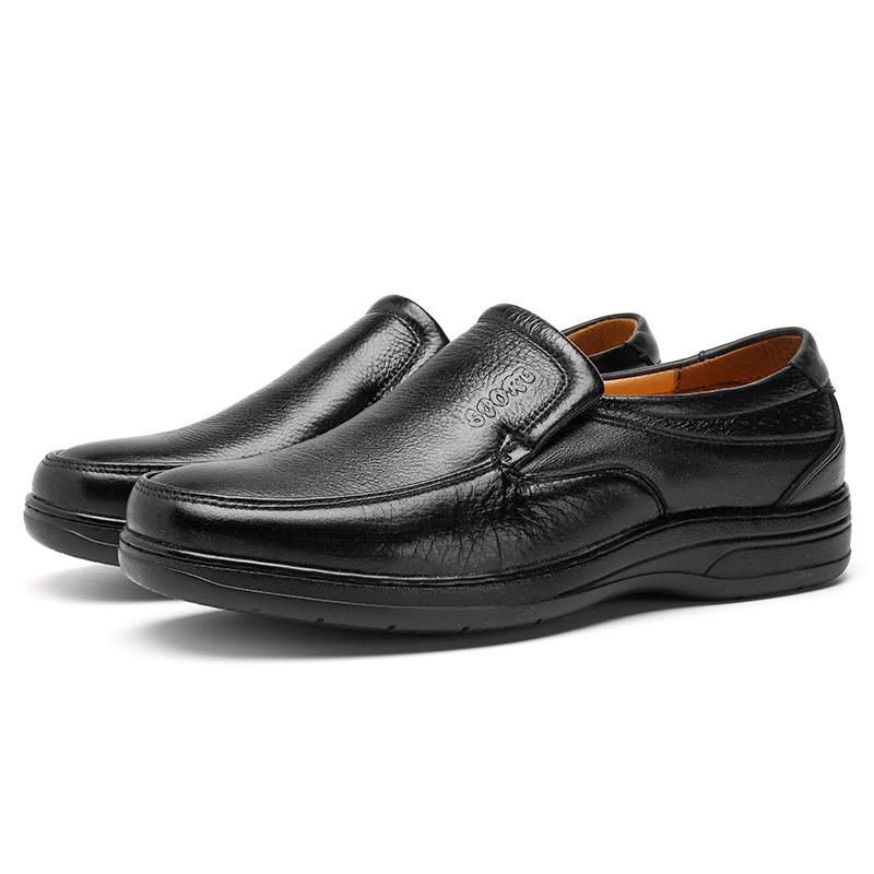 Zapatos Oxford Cómodos De Cuero Genuino Para Hombre