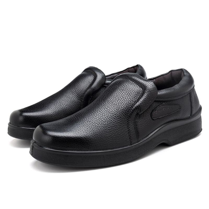 Zapatos Oxford De Cuero Genuino Suave Informal Para Hombre