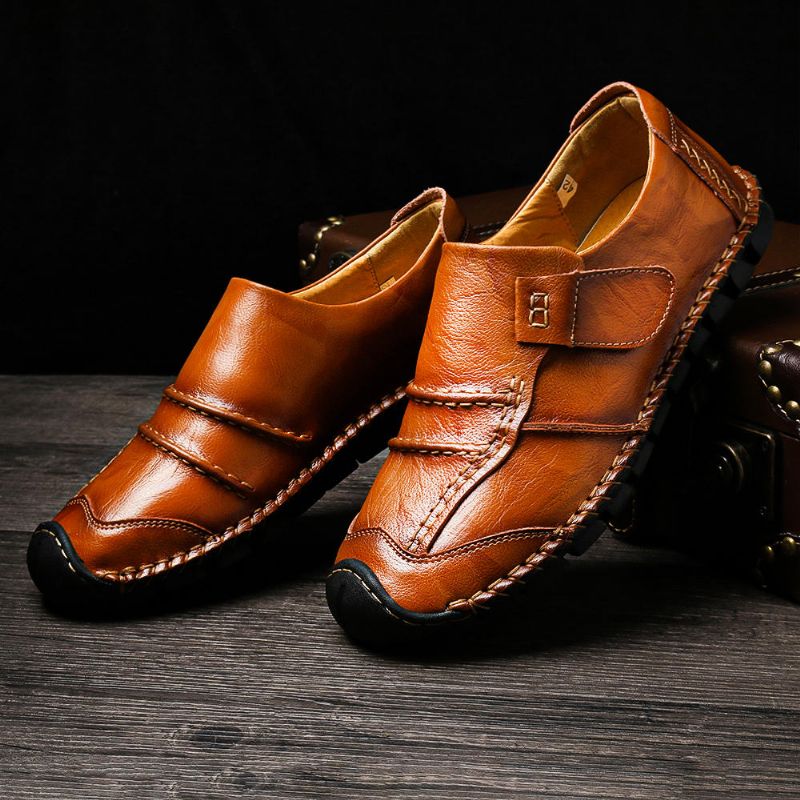 Zapatos Oxford De Negocios Con Suela Blanda Antideslizante De Cuero Especiado