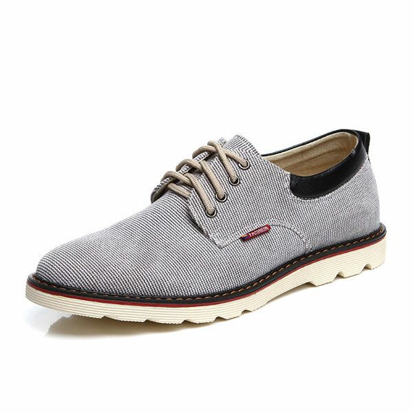 Zapatos Oxfords Planos De Moda Cómodos Y Transpirables Informales Para Hombre