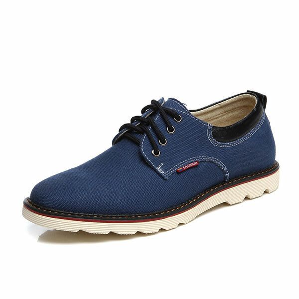 Zapatos Oxfords Planos De Moda Cómodos Y Transpirables Informales Para Hombre