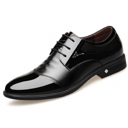 Zapatos De Vestir Formales De Microfibra Para Hombres Oxfords Informales De Negocios