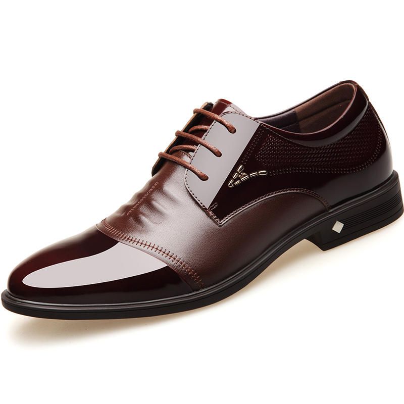 Zapatos De Vestir Formales De Microfibra Para Hombres Oxfords Informales De Negocios