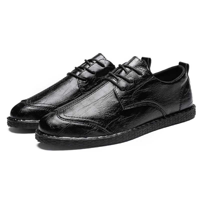 Zapatos De Vestir Formales Para Hombres Oxfords Informales De Negocios Suaves