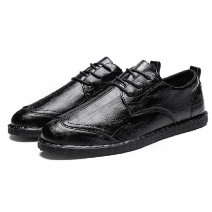 Zapatos De Vestir Formales Para Hombres Oxfords Informales De Negocios Suaves