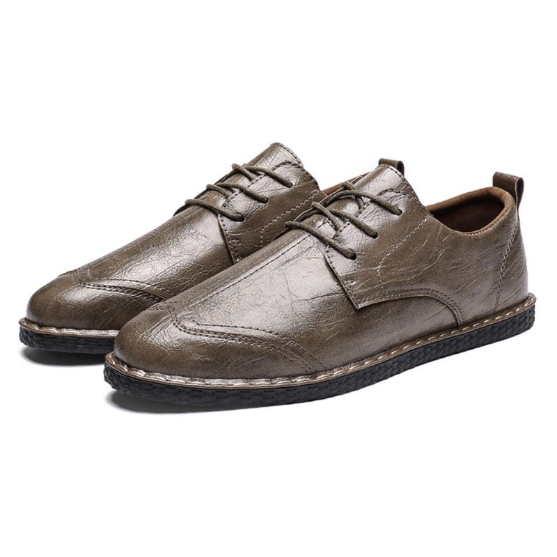 Zapatos De Vestir Formales Para Hombres Oxfords Informales De Negocios Suaves