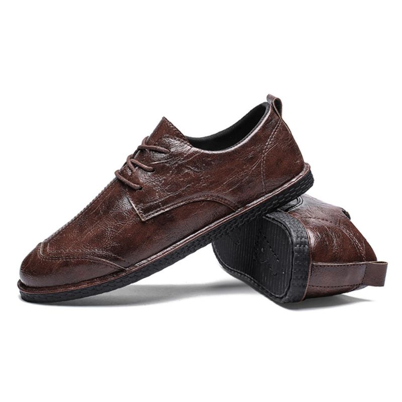 Zapatos De Vestir Formales Para Hombres Oxfords Informales De Negocios Suaves