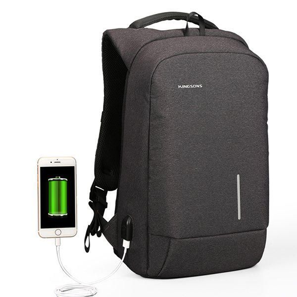 13 Mochila Para Portátil De 15 Pulgadas Mochila Antirrobo Impermeable Con Puerto Usb Externo