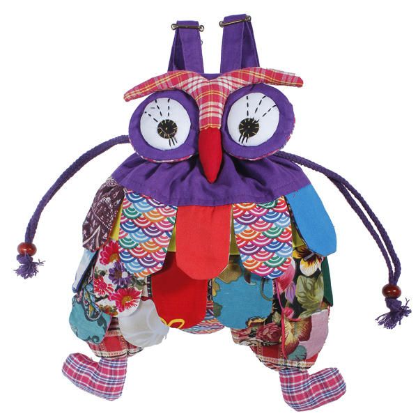 4 Colores Baby Owl School Mochila Kid Bag Bolso De Hombro Para Niños