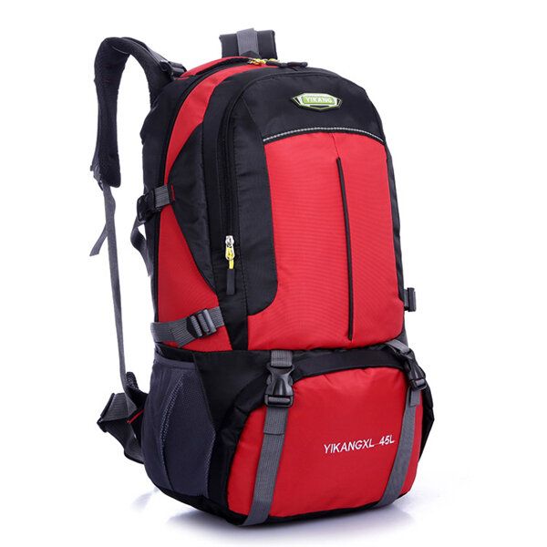 45l Gran Capacidad Viaje Senderismo Nylon Hombres Mochila Casual Montañismo Mochila