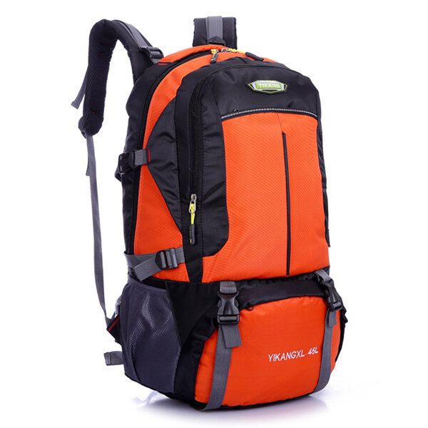 45l Gran Capacidad Viaje Senderismo Nylon Hombres Mochila Casual Montañismo Mochila