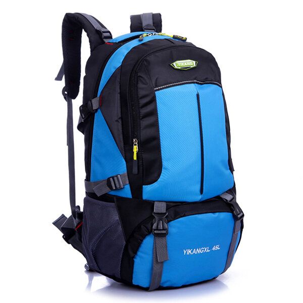 45l Gran Capacidad Viaje Senderismo Nylon Hombres Mochila Casual Montañismo Mochila