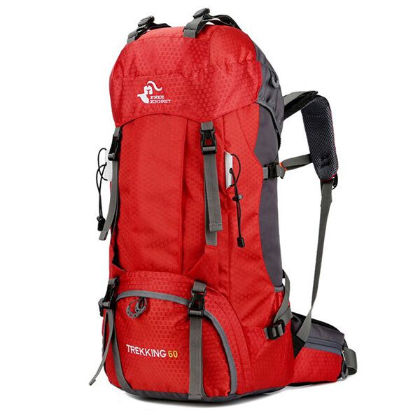 60l Mochila De Trekking Al Aire Libre Bolsa De Viaje De Nailon Impermeable Bolsa De Camping