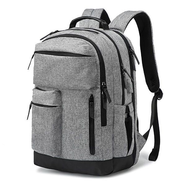 Bolsa De Viaje Impermeable Antirrobo Para Hombres Puerto De Carga Usb Mochila Para Computadora Portátil De 15_6 Pulgadas