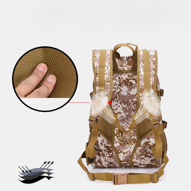 Bolsa De Viaje De Mochila De Camuflaje De Nailon Impermeable De Gran Capacidad Para Hombres