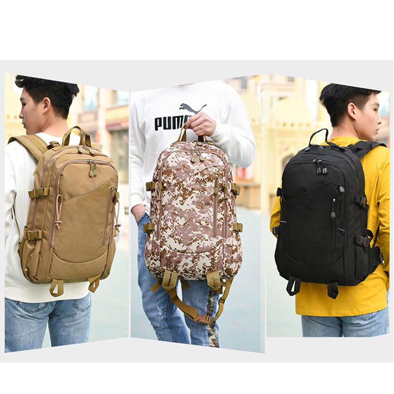 Bolsa De Viaje De Mochila De Camuflaje De Nailon Impermeable De Gran Capacidad Para Hombres