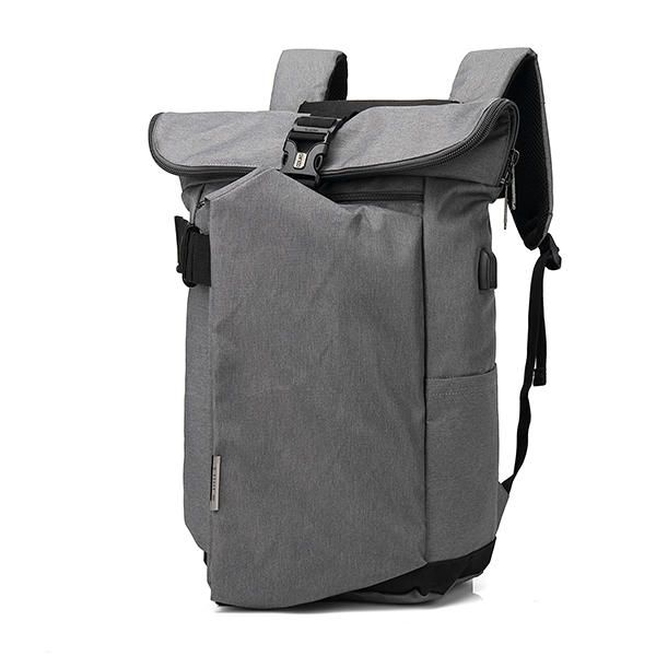 Bolsa De Viaje Para Hombres Al Aire Libre Bolsa Para Computadora Portátil Antirrobo Mochila De Fin De Semana De Moda Con Puerto De Carga Usb