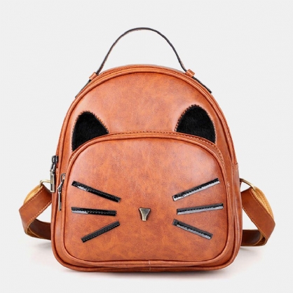 Bolso Bandolera Para Mujer Bolso Con Patrón De Gato Bolso Bandolera Mochila Para Cita Al Aire Libre