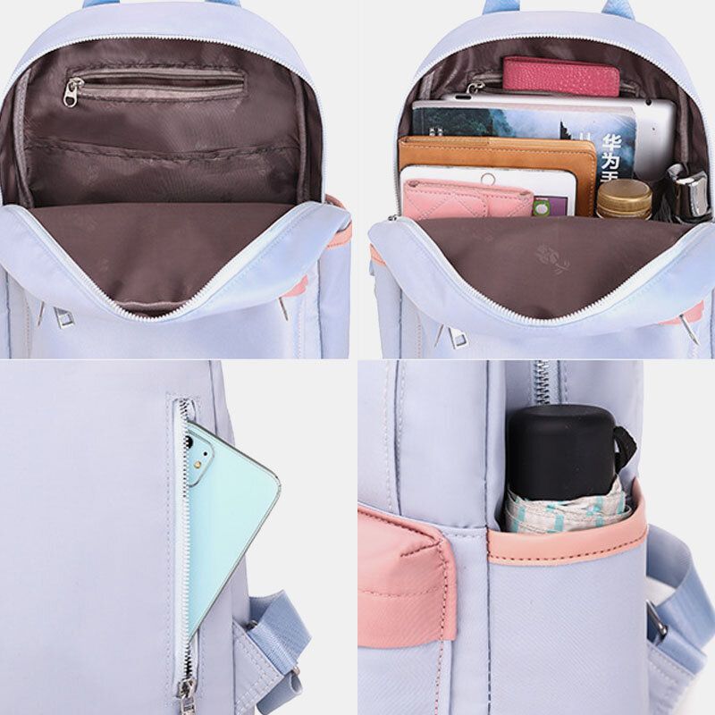 Bolso De Escuela Al Aire Libre Con Múltiples Cargas Para Mujeres Bolso Pequeño De Viaje Informal Con Mochila