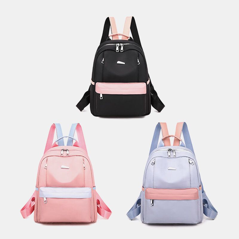 Bolso De Escuela Al Aire Libre Con Múltiples Cargas Para Mujeres Bolso Pequeño De Viaje Informal Con Mochila