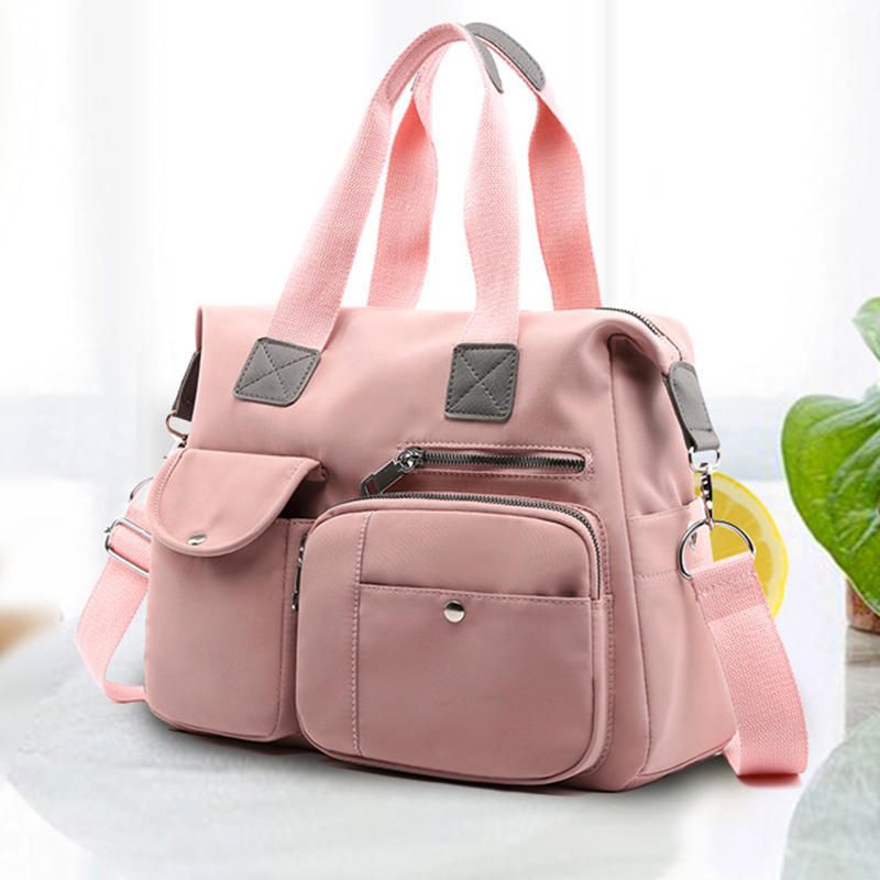 Bolso De Hombro De Gran Capacidad Impermeable De Nailon Para Mujer