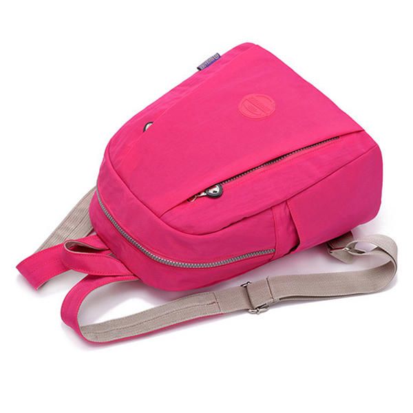 Bolso De Mochila De Viaje Ligero Impermeable De Nailon Para Mujer