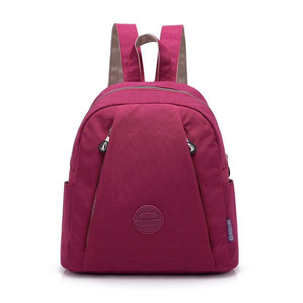 Bolso De Mochila De Viaje Ligero Impermeable De Nailon Para Mujer