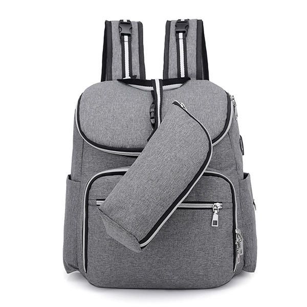 Bolso De Pañales De Gran Capacidad Para Mujer Bolso De Mamá Bolso De Hombro Mochila