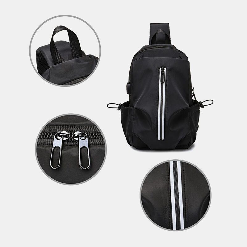 Bolso De Pecho Informal De Moda Para Hombre Bolso De Viaje Bolso De Viaje Bolso De Negocios