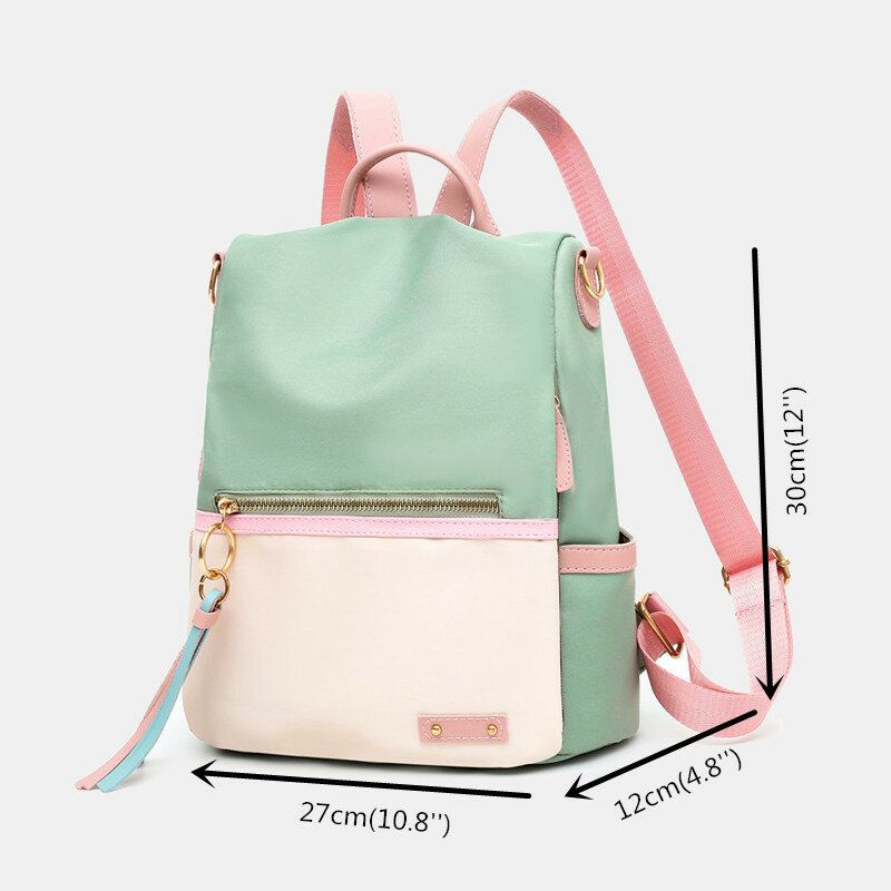 Bolso De Tres Usos Para Mujer Antirrobo Impermeable Mochila Bandolera Bolso De Mano