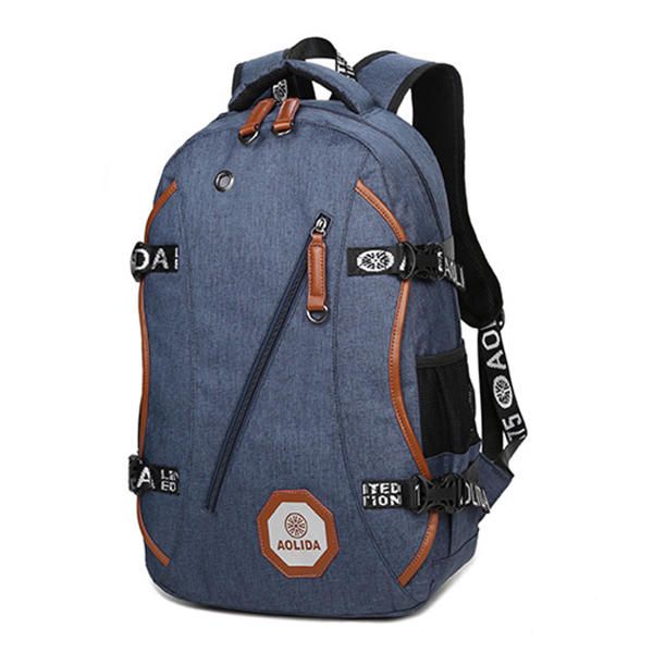 Hombre Boy 15.6 Pulgadas Mochila Escolar Informal Para Computadora Portátil