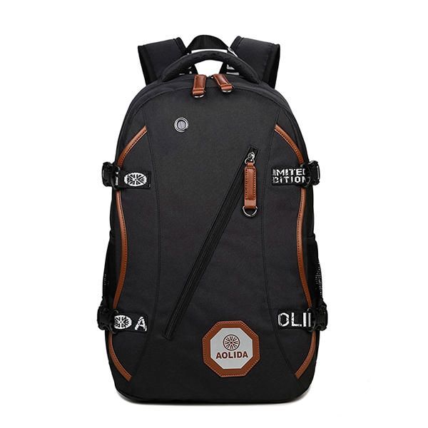 Hombre Boy 15.6 Pulgadas Mochila Escolar Informal Para Computadora Portátil