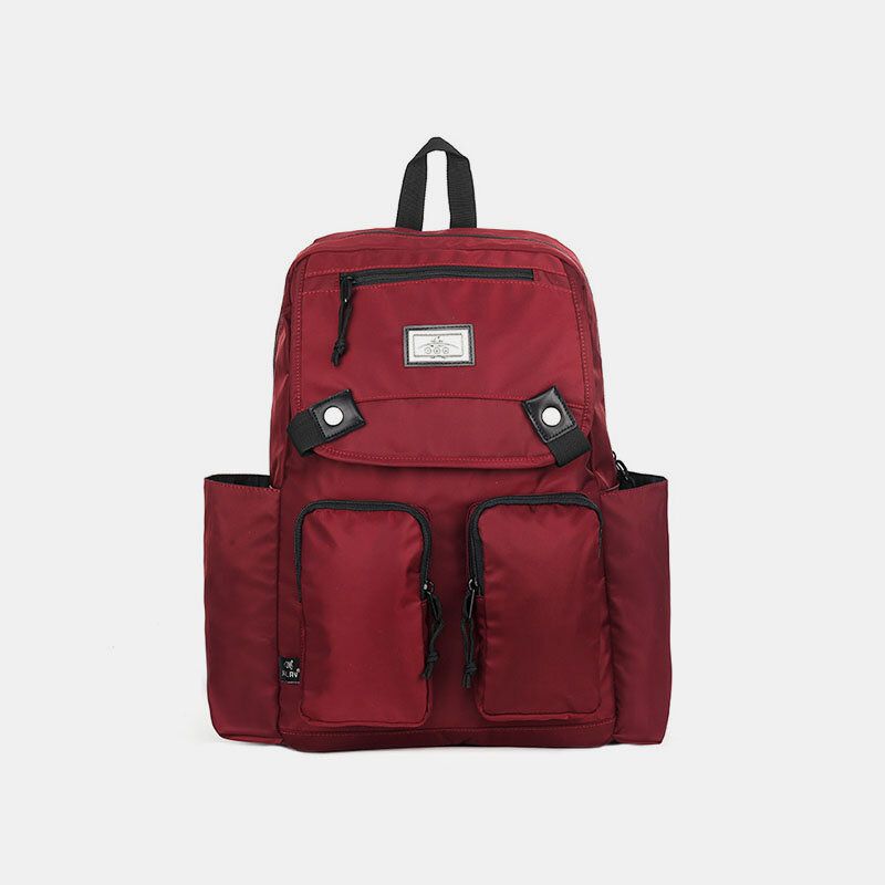 Hombres 20l Nylon Multifunción Multibolsillos Ligero Gran Capacidad Mochila Para Portátil De 15.6 Pulgadas