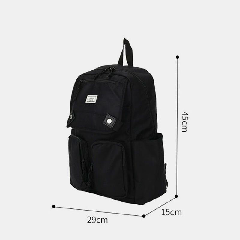 Hombres 20l Nylon Multifunción Multibolsillos Ligero Gran Capacidad Mochila Para Portátil De 15.6 Pulgadas