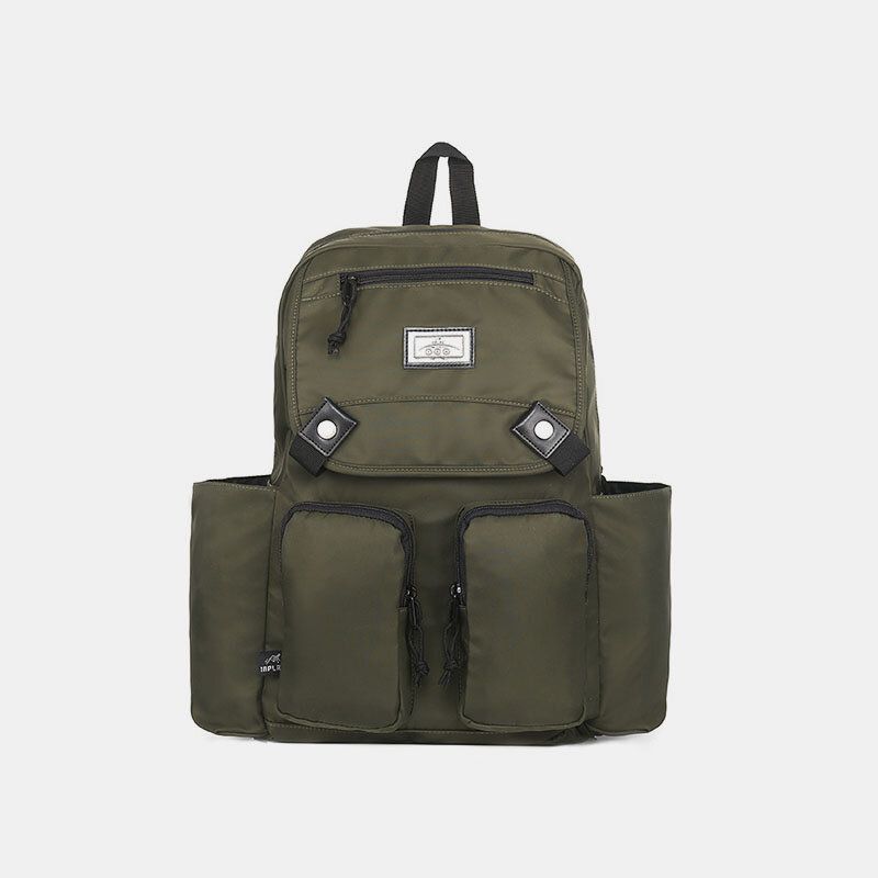 Hombres 20l Nylon Multifunción Multibolsillos Ligero Gran Capacidad Mochila Para Portátil De 15.6 Pulgadas