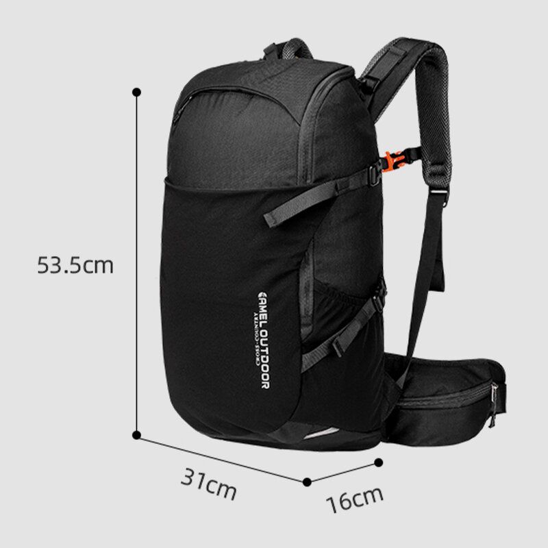 Hombres 30l Poliéster Impermeable Peso Ligero Gran Capacidad Deporte Senderismo Mochila De Viaje