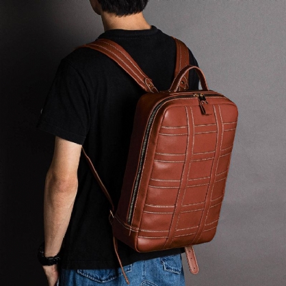 Hombres Bolsa De Negocios Multifuncional De Gran Capacidad Mochila Bolso Trabajo De Oficina