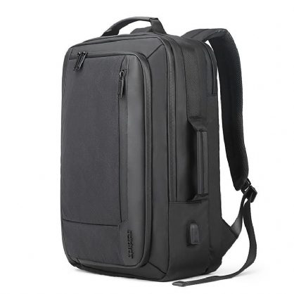 Hombres Mochila Multifuncional Multifuncional Impermeable Usb De 20 Pulgadas De Gran Capacidad