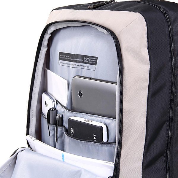 Hombres Mochila Para Computadora Portátil De 15.6 Pulgadas Bolsa De Viaje Al Aire Libre Bolsa Para Computadora Portátil