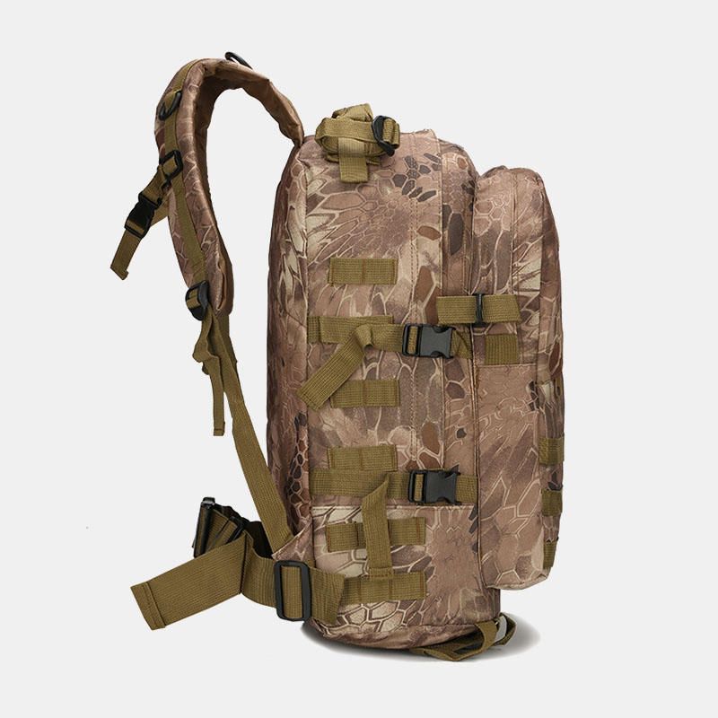 Hombres Mochila De Tres Niveles Montañismo Hombro Camuflaje Bolsa Táctica Impermeable Mochila 3d